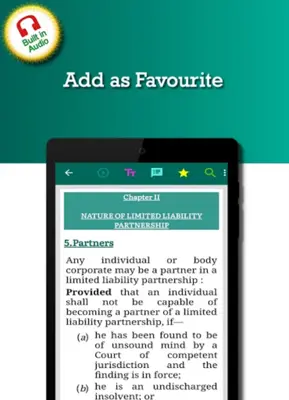 The Limited Liability Partnership Act 2008 android App screenshot 4